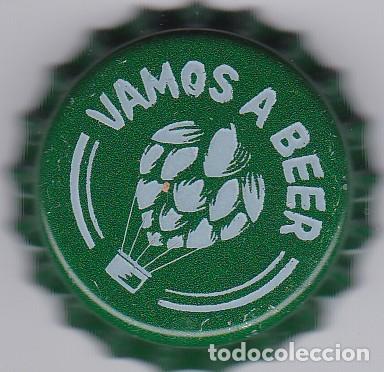 Coleccionismo de cervezas: Chapa Espa&ntilde;a vamos a beer cerveza artesana tapon corona