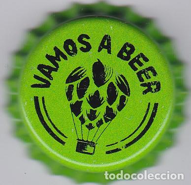 Coleccionismo de cervezas: Chapa Espa&ntilde;a vamos a beer cerveza artesana tapon corona