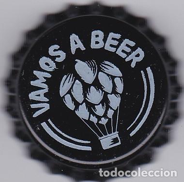 Coleccionismo de cervezas: Chapa Espa&ntilde;a vamos a beer cerveza artesana tapon corona