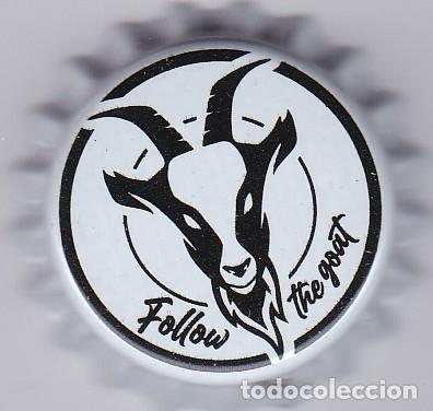 Coleccionismo de cervezas: Chapa Espa&ntilde;a goat cerveza artesana tapon corona