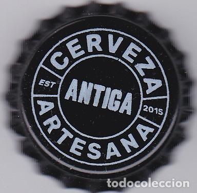 Coleccionismo de cervezas: Chapa Espa&ntilde;a antiga cerveza artesana tapon corona