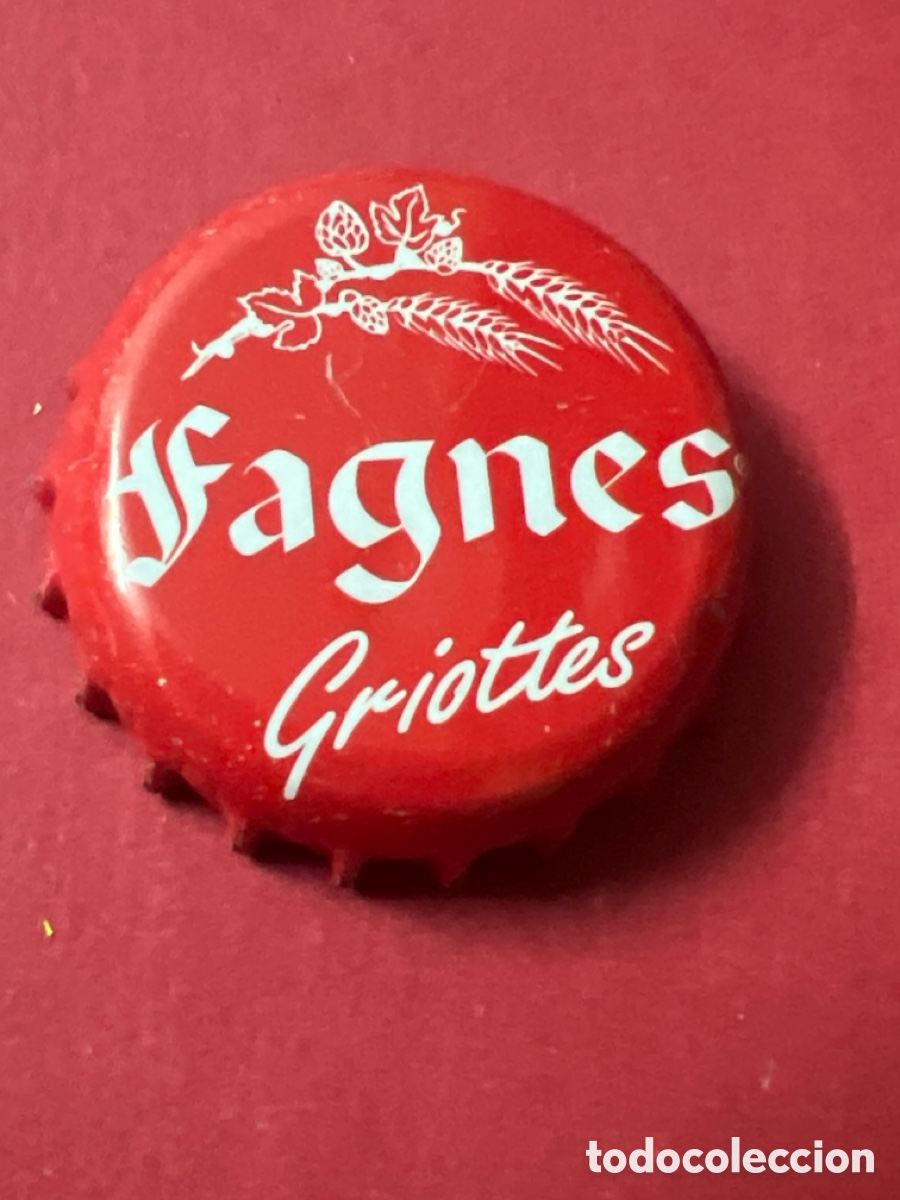 Coleccionismo de cervezas: T4/X30/17. CHAPA CERVEZA - B&Eacute;LGICA - Fagnes Griottes