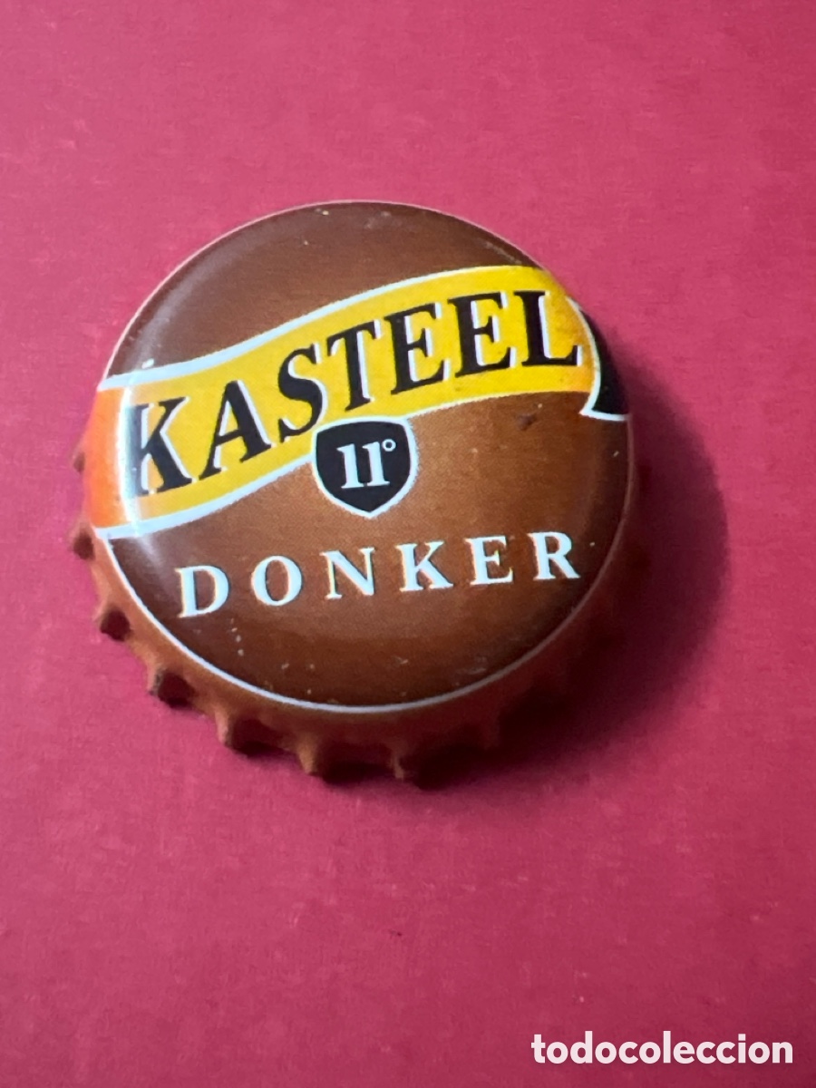 Coleccionismo de cervezas: T4/X30/39. TAPON CORONA CAPSULA CHAPA CERVEZA KASTEEL DONKER 11ᵒ (B&Eacute;LGICA)