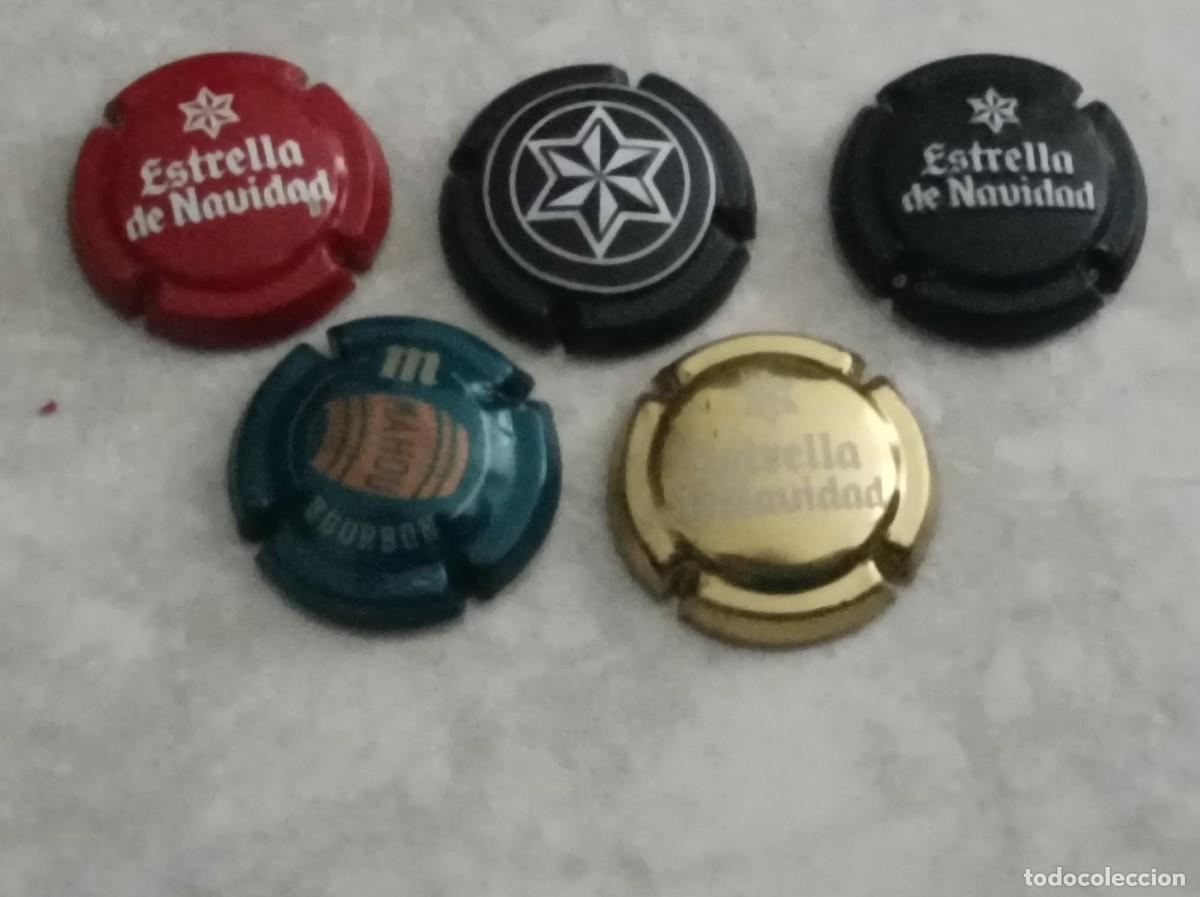 Coleccionismo de cervezas: Chapas placas cerveza estrella de Galicia