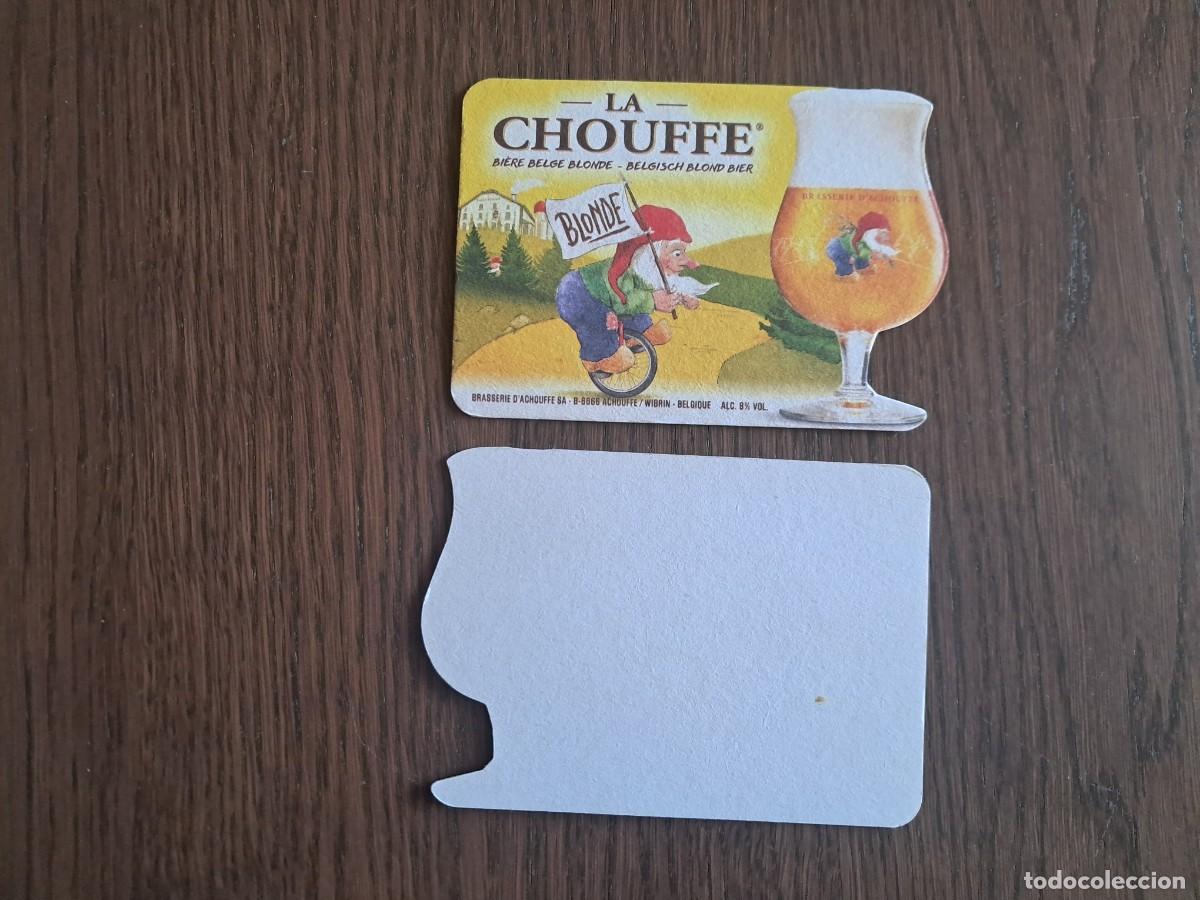 Coleccionismo de cervezas: posavasos de cerveza, La chouffe.