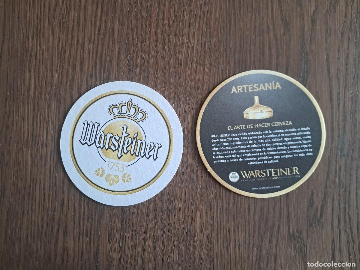 Coleccionismo de cervezas: posavasos de cerveza, warsteiner, el arte de hacer cerveza, Artesan&iacute;a.