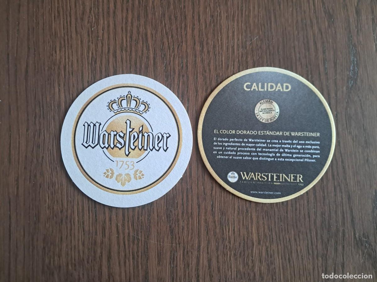 Coleccionismo de cervezas: posavasos de cerveza, warsteiner, calidad.