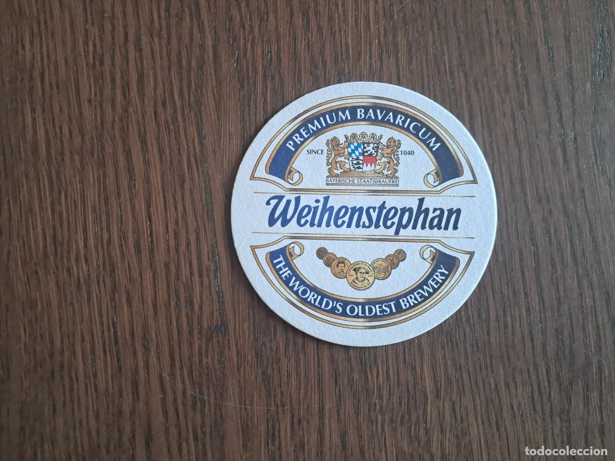 Coleccionismo de cervezas: posavasos de cerveza, Weihenstephan.