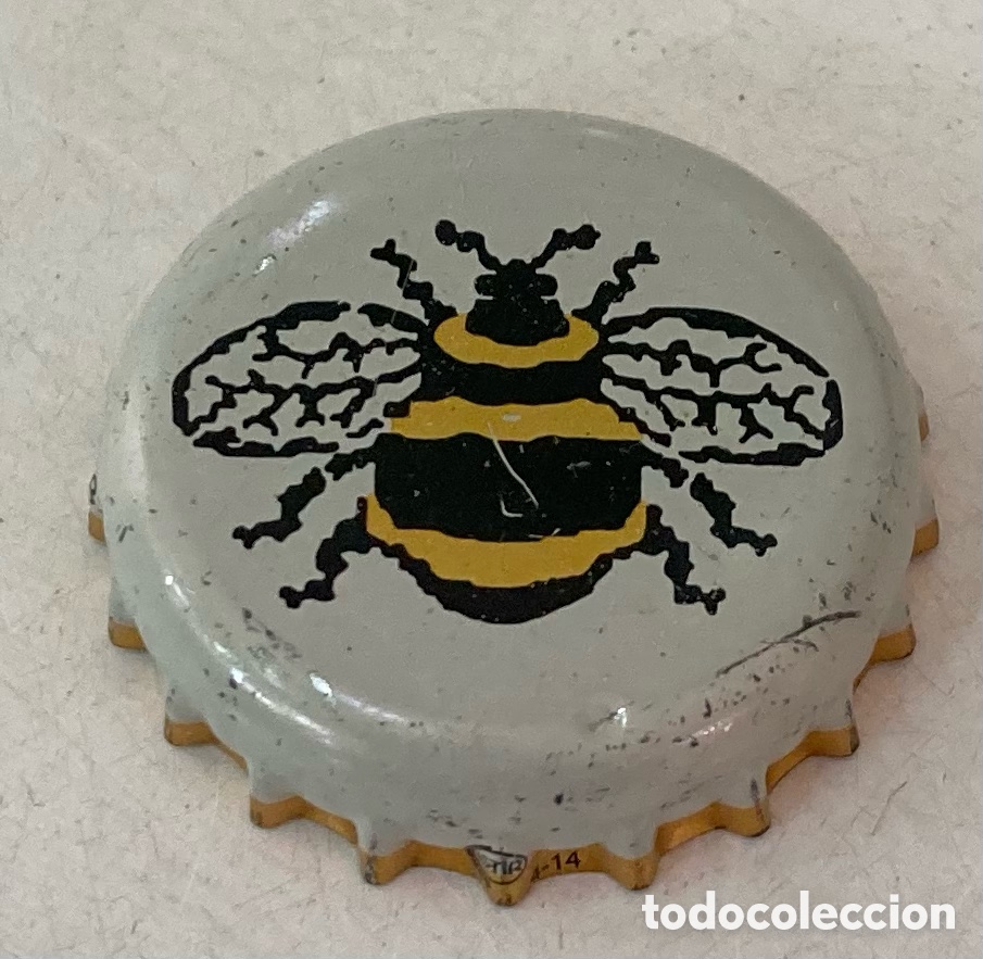 Coleccionismo de cervezas: CHAPA TAP&Oacute;N CORONA TAPPI CERVEZA BEER BRAKSPEAR.REINO UNIDO.FAB. HAPA:ASTIR---LOTE N. 3995-CARMANJO