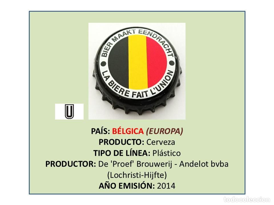 Coleccionismo de cervezas: TAPON CORONA CAPSULA CHAPA CERVEZA L'AROGANTE (B&Eacute;LGICA)