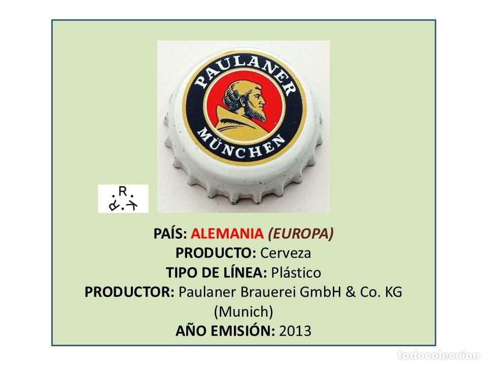 Coleccionismo de cervezas: TAPON CORONA CAPSULA CHAPA CERVEZA PAULANER (ALEMANIA)