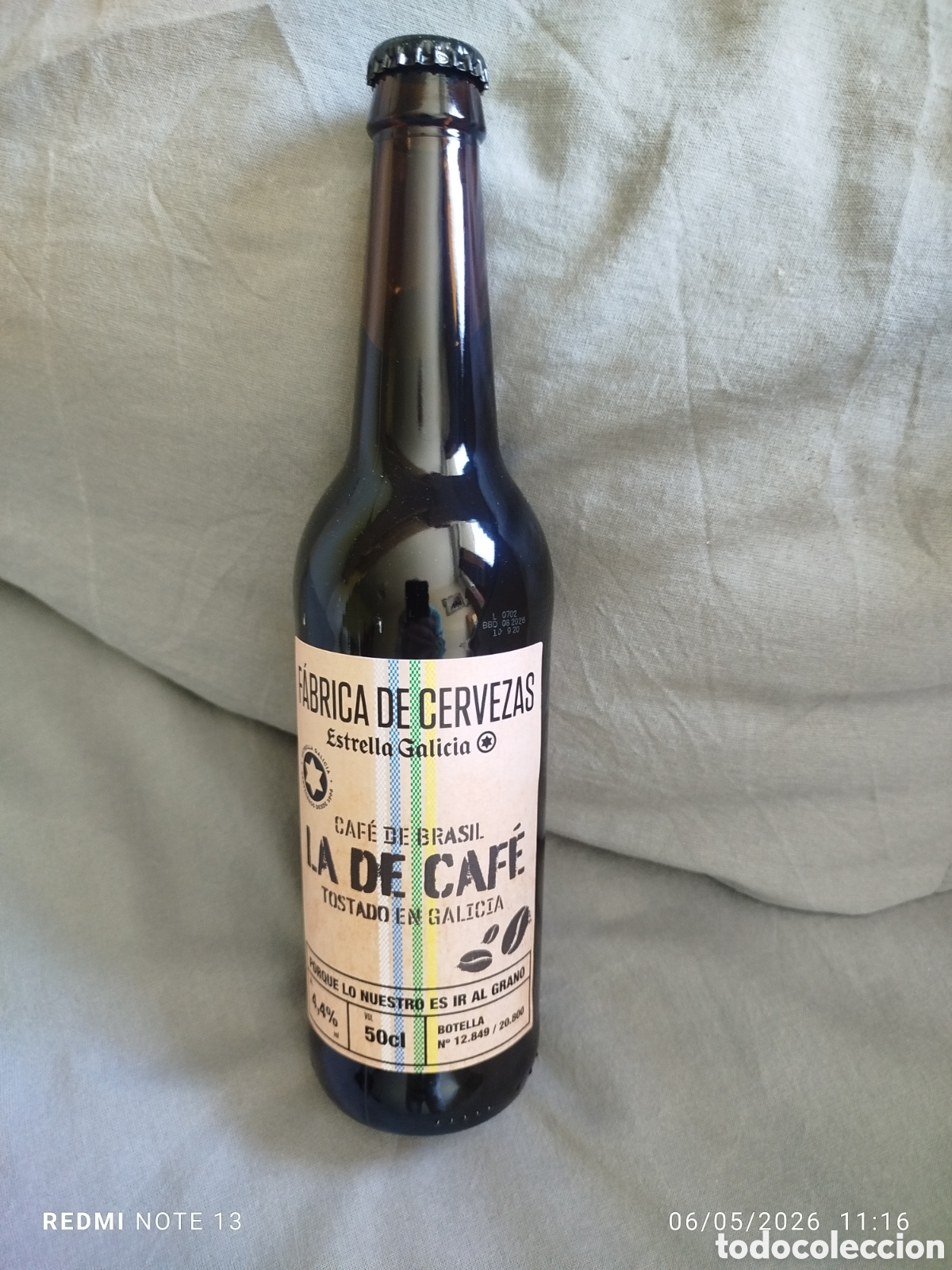 Coleccionismo de cervezas: Fabrica de cervezas estrella galicia la de cafe