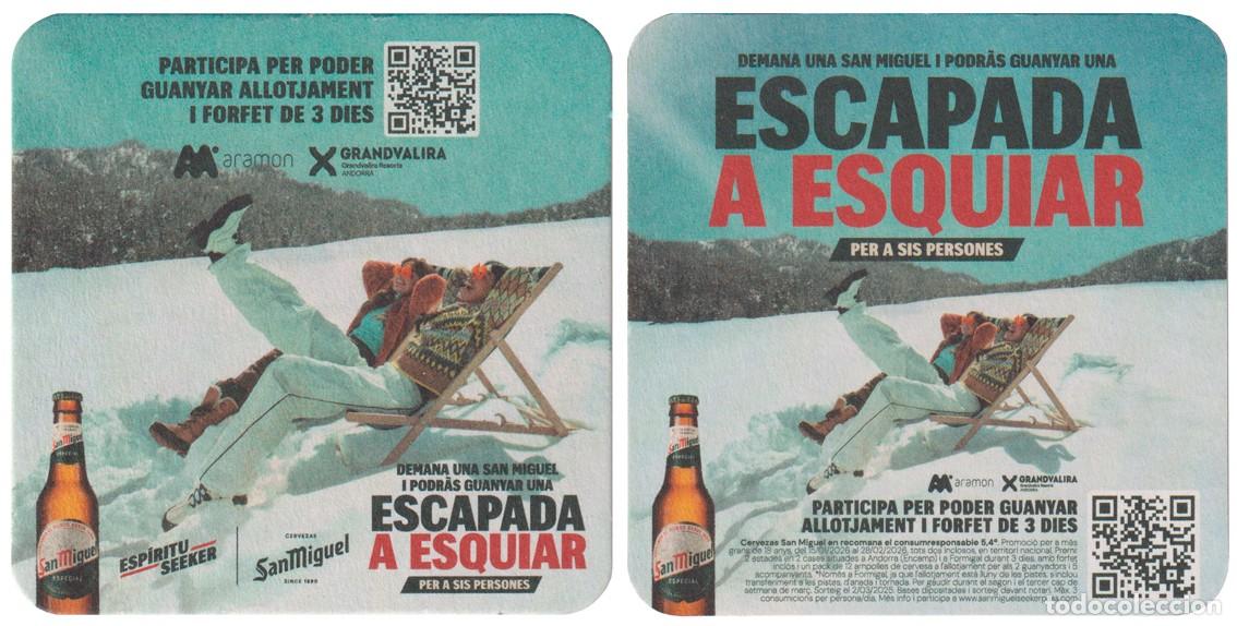 Coleccionismo de cervezas: POSAVASOS DE CERVEZA - SAN MIGUEL