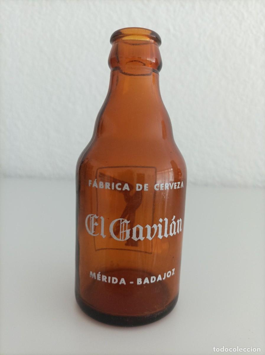 Coleccionismo de cervezas: Botellin de cerveza el gavilan