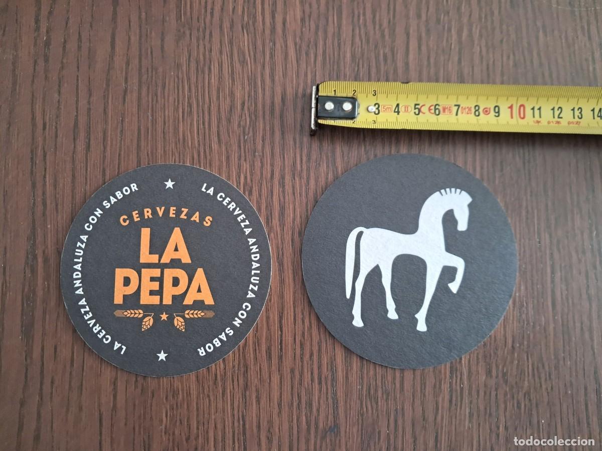 Coleccionismo de cervezas: posavasos de cerveza artesana, La Pepa, cerveza andaluza.