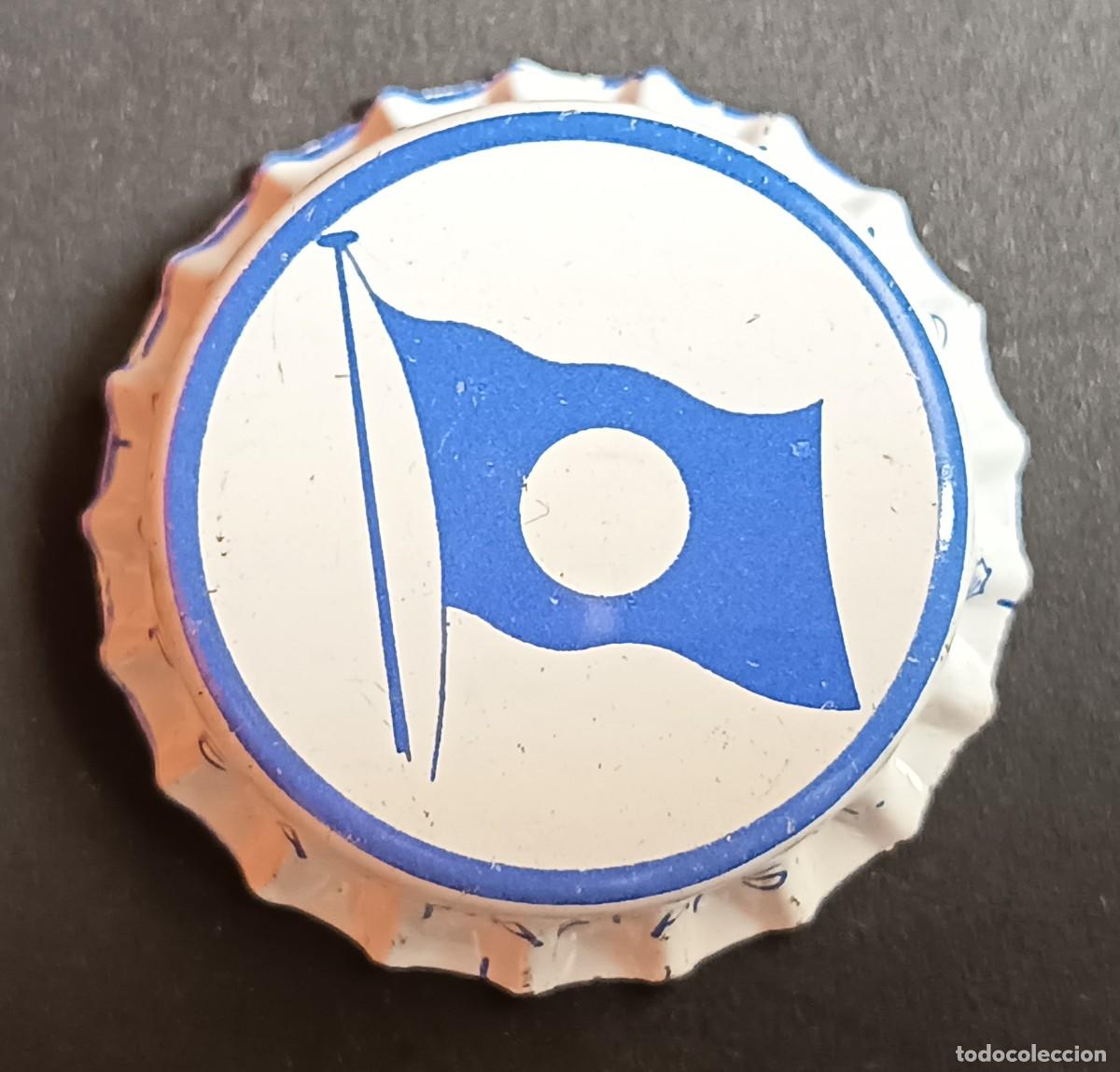 Coleccionismo de cervezas: Espa&ntilde;a. Cerveza San Miguel *Transmediterr&aacute;nea* Factor&iacute;a: E
