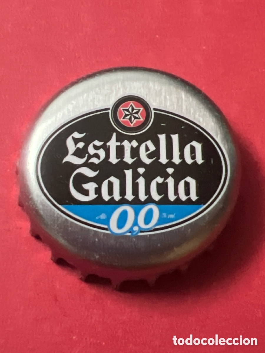 Coleccionismo de cervezas: T4/X40/7D. T4/X40/7A. Chapa corona cerveza 0,0 Estrella Galicia