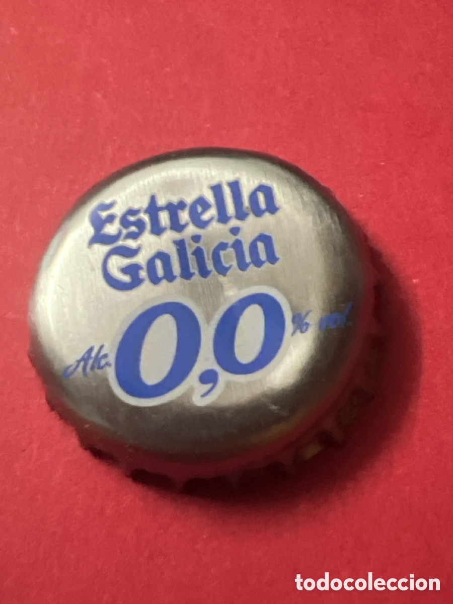 Coleccionismo de cervezas: T4/X40/8F. CHAPA - TAPA CORONA CERVEZA ESTRELLA GALICIA 0,0 SIN ALCOHOL CAPS- TAPON