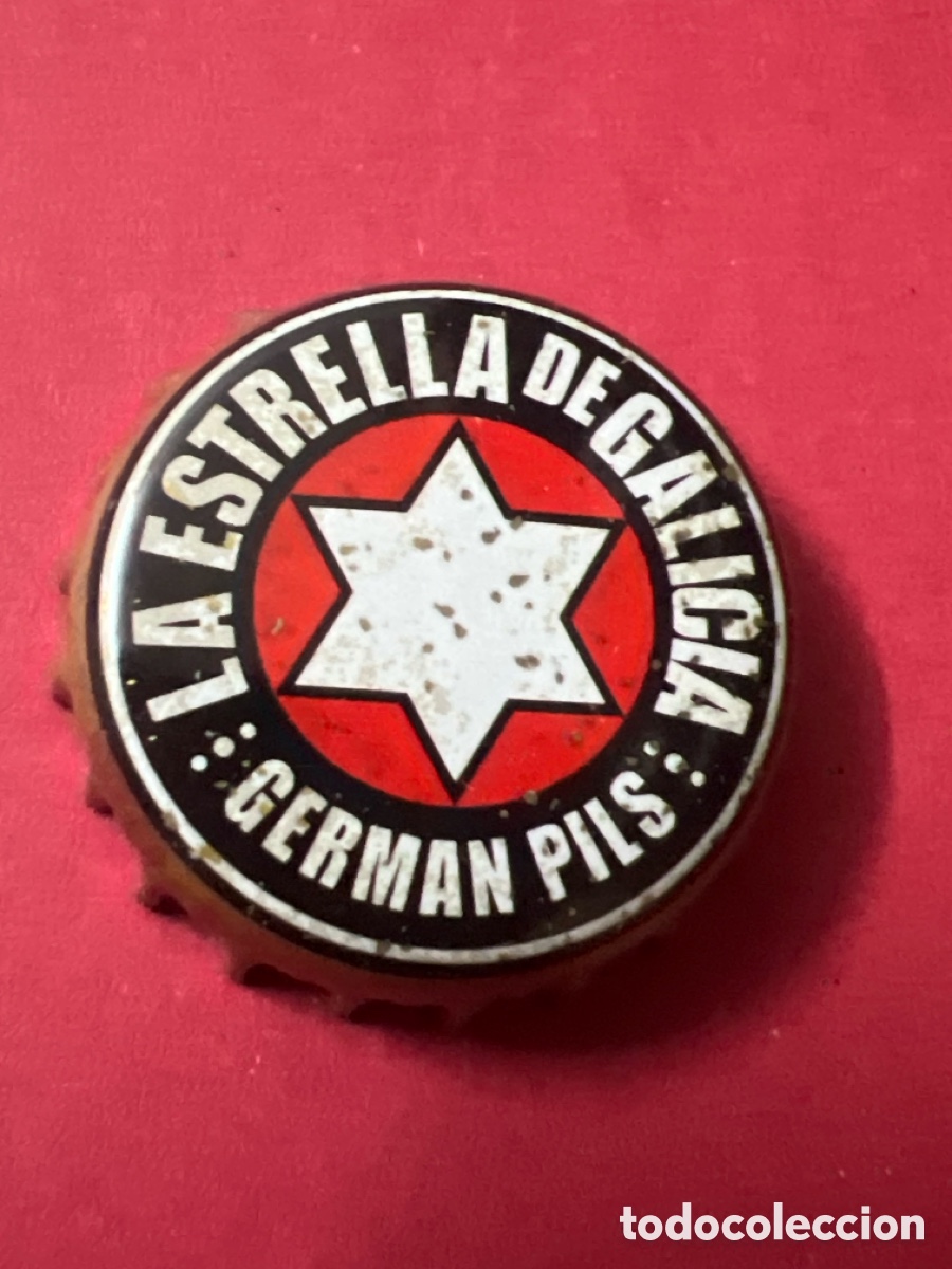 Coleccionismo de cervezas: T4/X40/9E. chapa cerveza ESTRELLA GALICIA GERMAN PILS tap&oacute;n corona kronkorken bottle caps beer