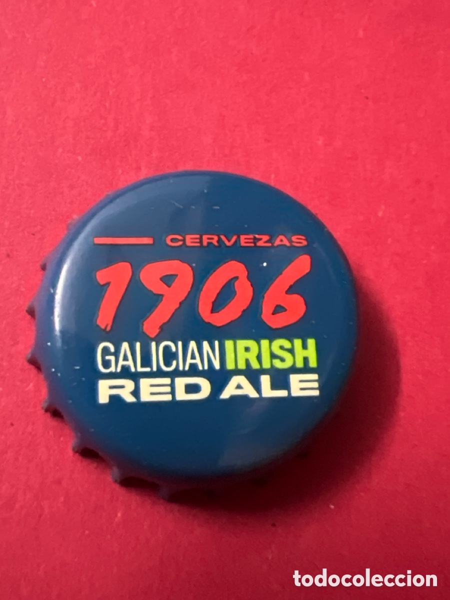 Coleccionismo de cervezas: T4/X40/9F. chapa Estrella Galicia 1906 Galician Irish Nb
