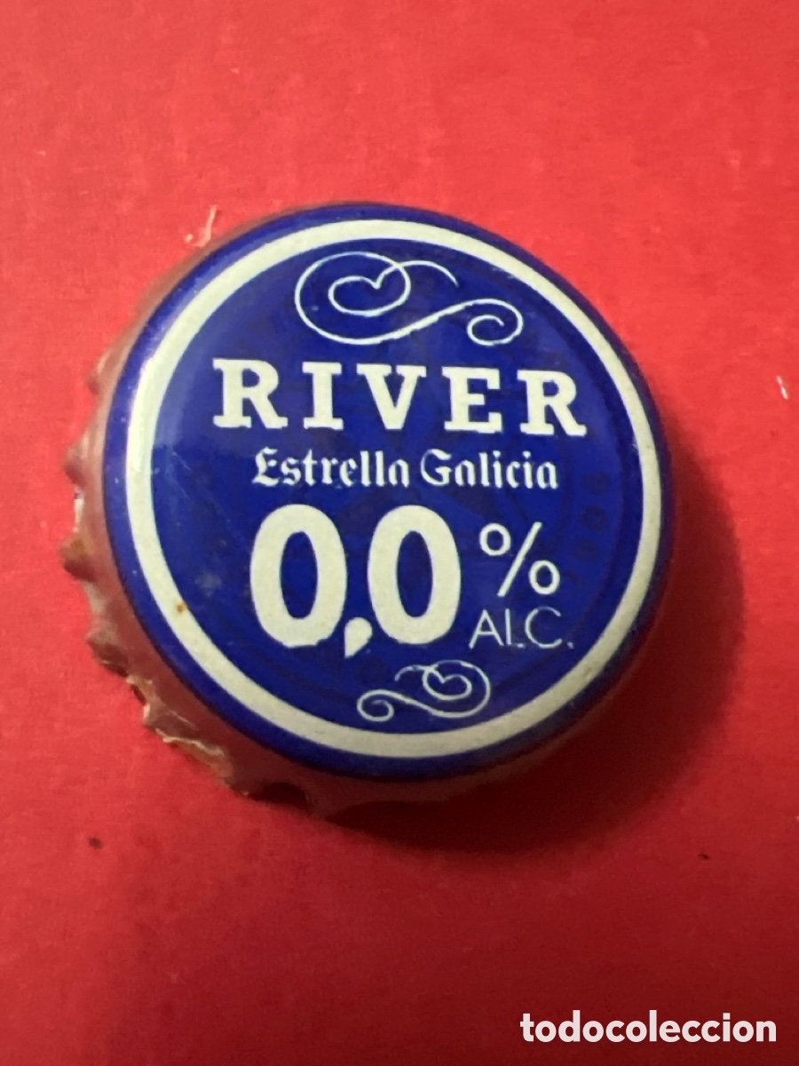 Coleccionismo de cervezas: T4/X40/11E. chapa cerveza ESTRELLA GALICIA RIVER 0,0 bottle caps beer kronkorken birra bier