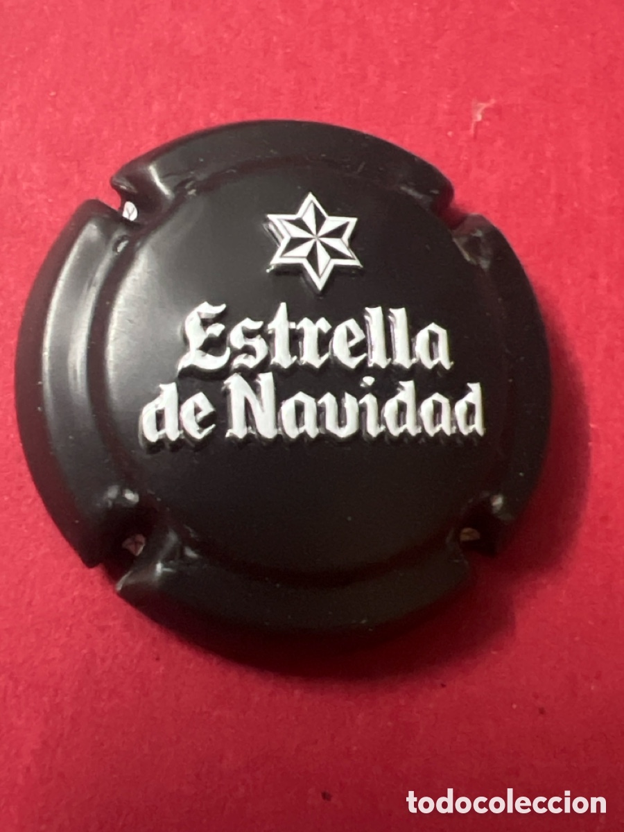 Coleccionismo de cervezas: T4/X40/11F. PLACA / CHAPA ESTRELLA DE NAVIDAD DE LA CERVEZA ESTRELLA DE GALICIA