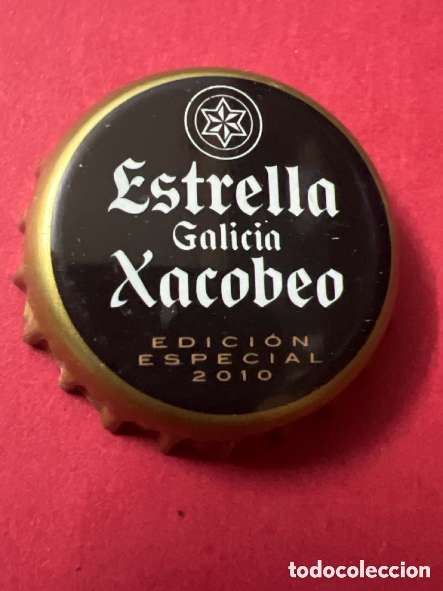 Collectable Beer: T4/X40/ 13A. CHAPA TAPON CORONA DE CERVEZA ESTRELLA DE GALICIA XACOBEO(ESPA&Ntilde;A)