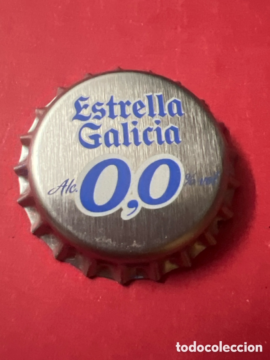 Coleccionismo de cervezas: T4/X40/13A. SIN ABRIR- chapa cerveza ESTRELLA GALICIA 0,0 tap&oacute;n corona kronkorken tappi