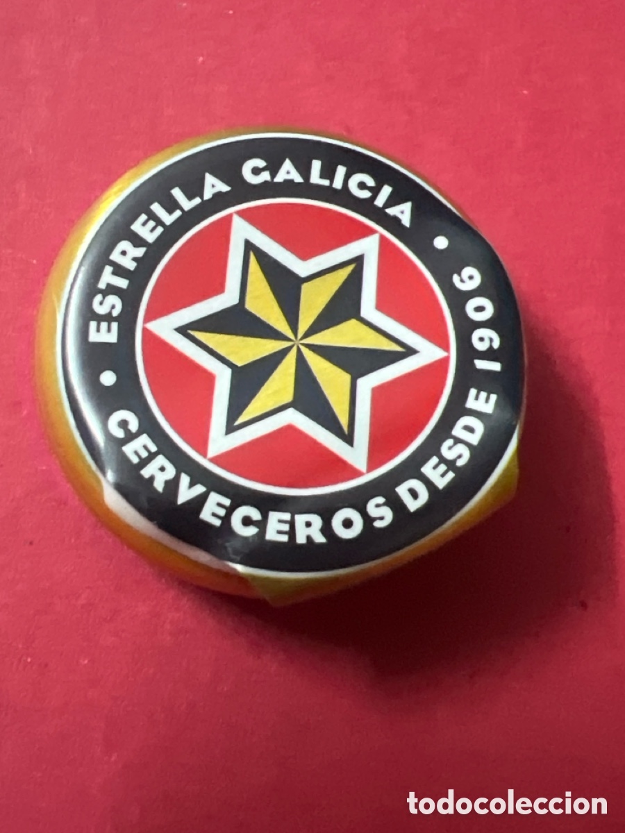 Coleccionismo de cervezas: T4/X49/15A. CHAPA CERVEZA - ESTRELLA GALICIA CERVECEROS DESDE 1906