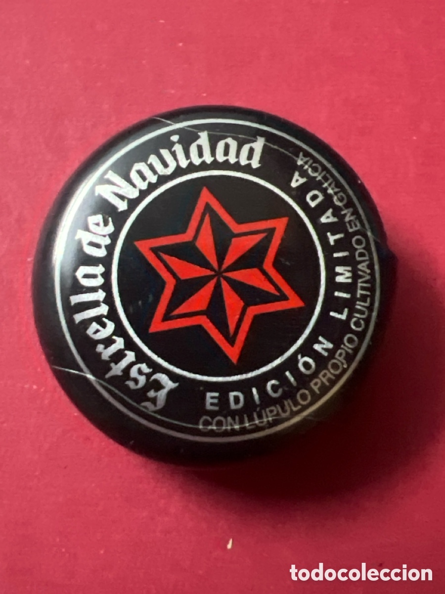 Coleccionismo de cervezas: T4/X40/15D. CHAPA CERVEZA ESTRELLA DE NAVIDAD - EDICI&Oacute;N LIMITADA