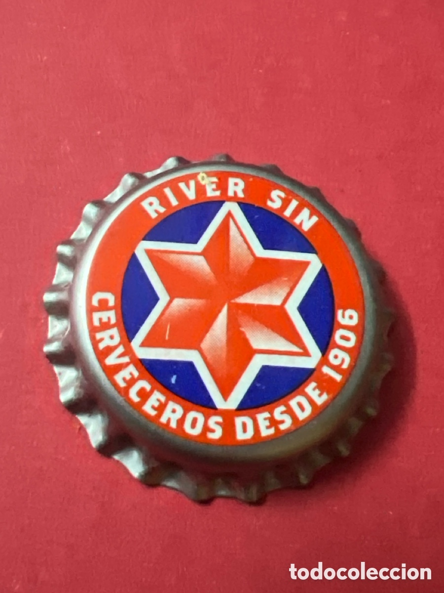 Coleccionismo de cervezas: T4/X40/15F. CHAPA BEER BOTTLE CAP KRONKORKEN CAPSULE TAPPI CERVEZA ESTRELLA GALICIA RIVER SIN -