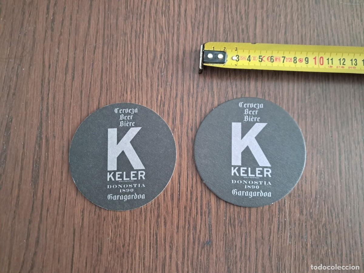 Coleccionismo de cervezas: posavasos de cerveza, Keler, Donostia.
