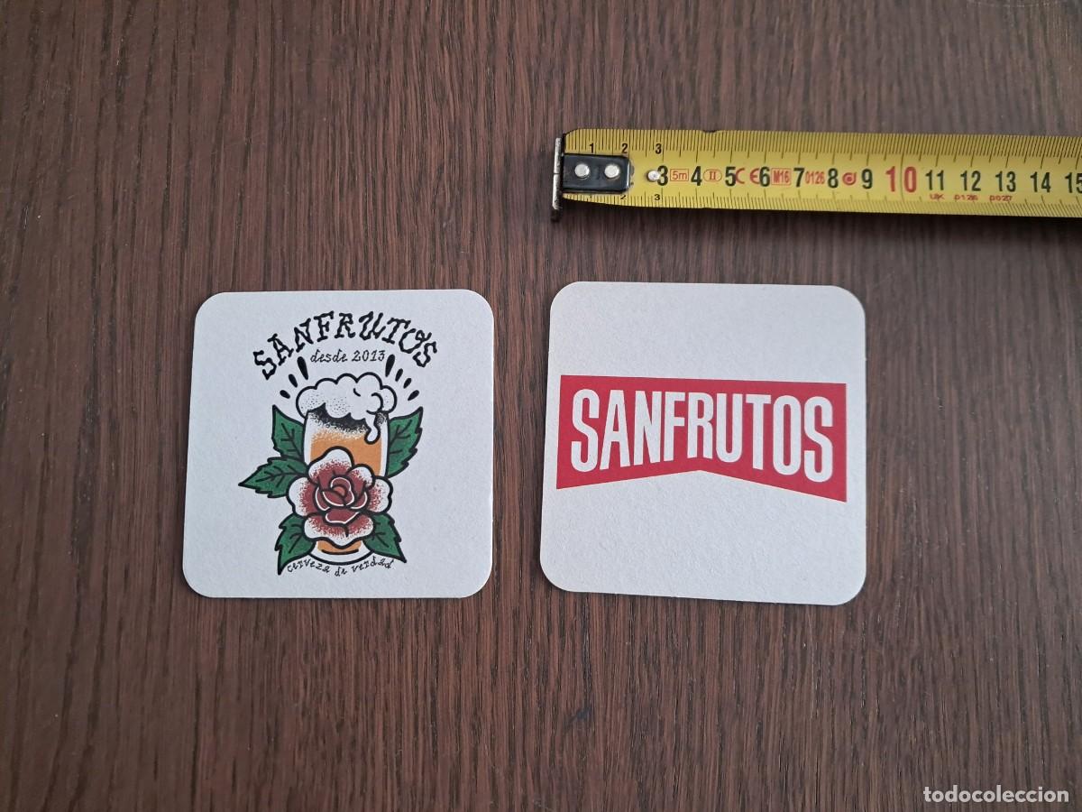 Coleccionismo de cervezas: posavasos de cerveza artesana, Sanfrutos.