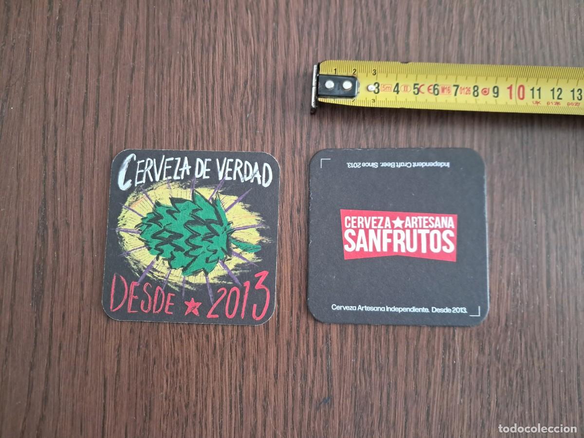 Coleccionismo de cervezas: posavasos de cerveza artesana, Sanfrutos.