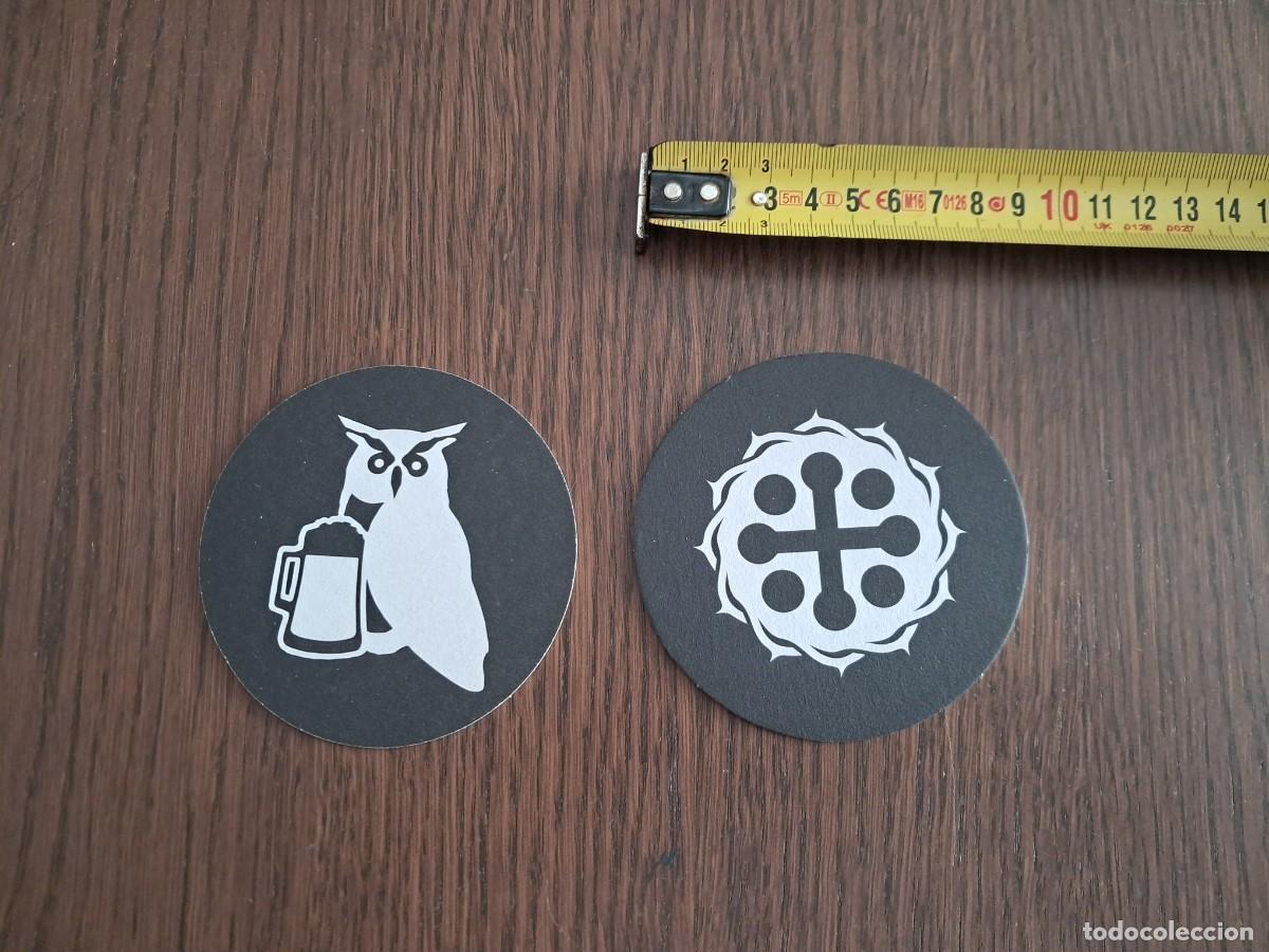 Sammeln von Brauereiartikeln: POSAVASOS DE CERVEZA ARTESANA SANTOCRISTO, CERVECER&Iacute;A O MOUCHO, OURENSE