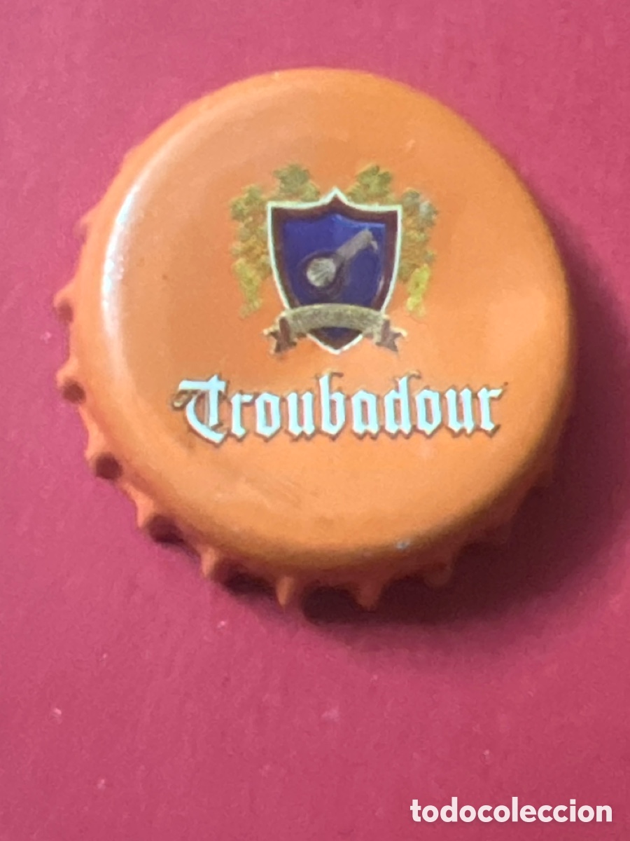 Collezionismo di birre: T4/X38/D4. TAPON CORONA CHAPA BEER BOTTLE CAP KRONKORKEN TAPPI CAPSULE TROUBADOUR - BELGICA
