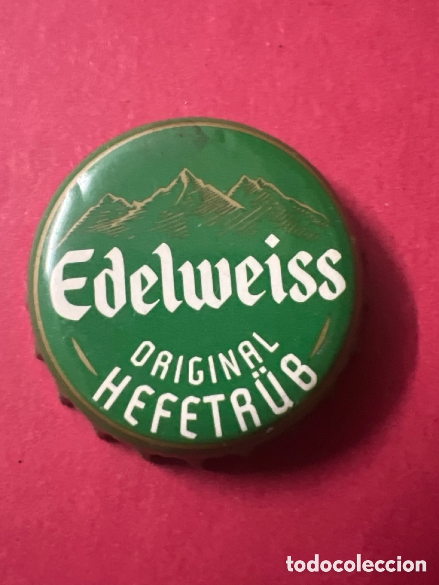 Coleccionismo de cervezas: T4/X38/E1. CHAPA CERVEZA - AUSTRIA - Edelweiss Original Hefetr&uuml;b