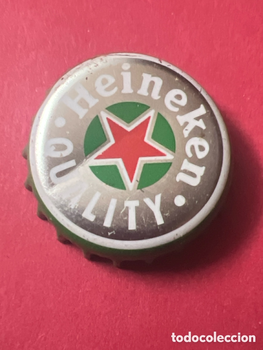 Coleccionismo de cervezas: T4/X38/E2. chapa de cerveza heineken.
