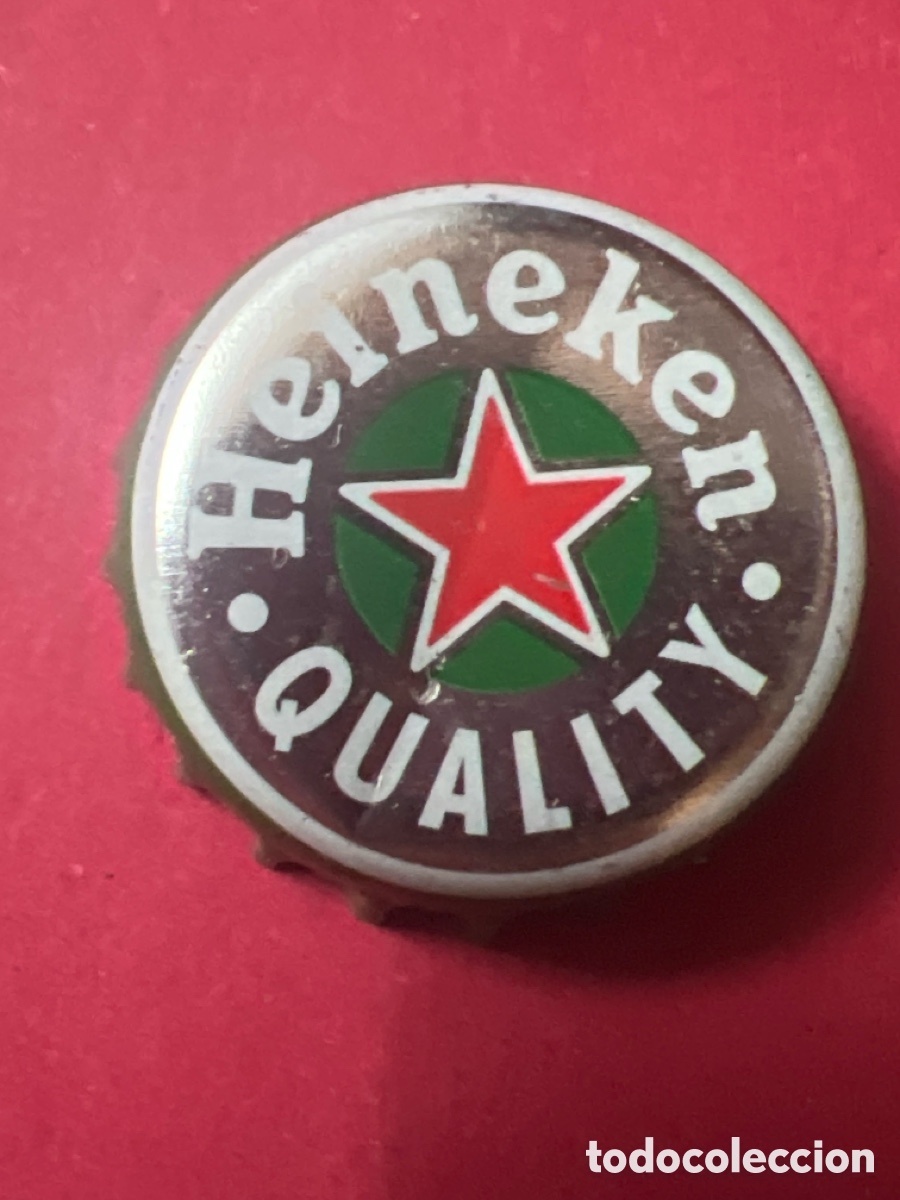 Coleccionismo de cervezas: T4/X38/E3. chapa de cerveza heineken.
