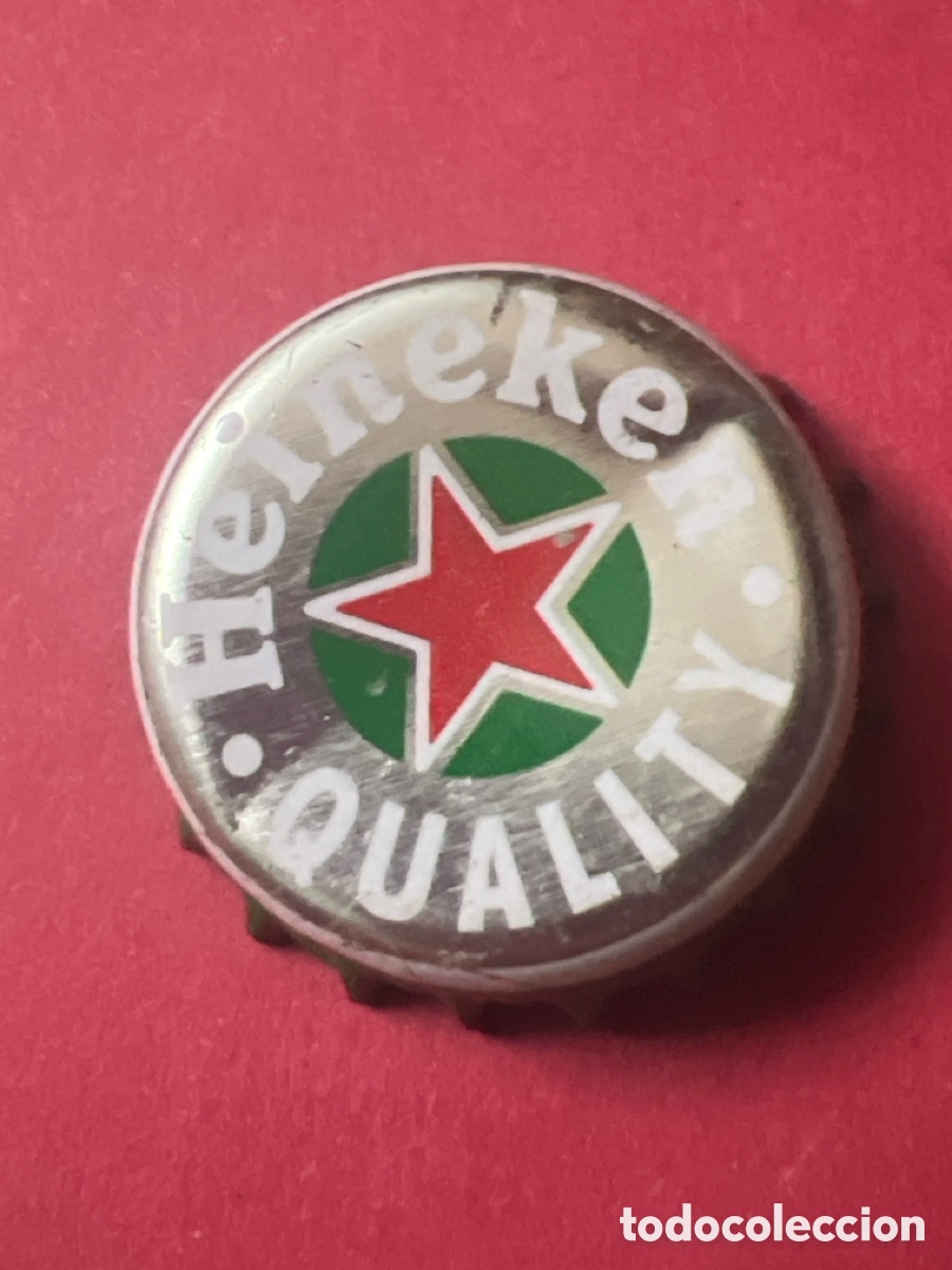 Coleccionismo de cervezas: R4/X38/E4. chapa de cerveza heineken.