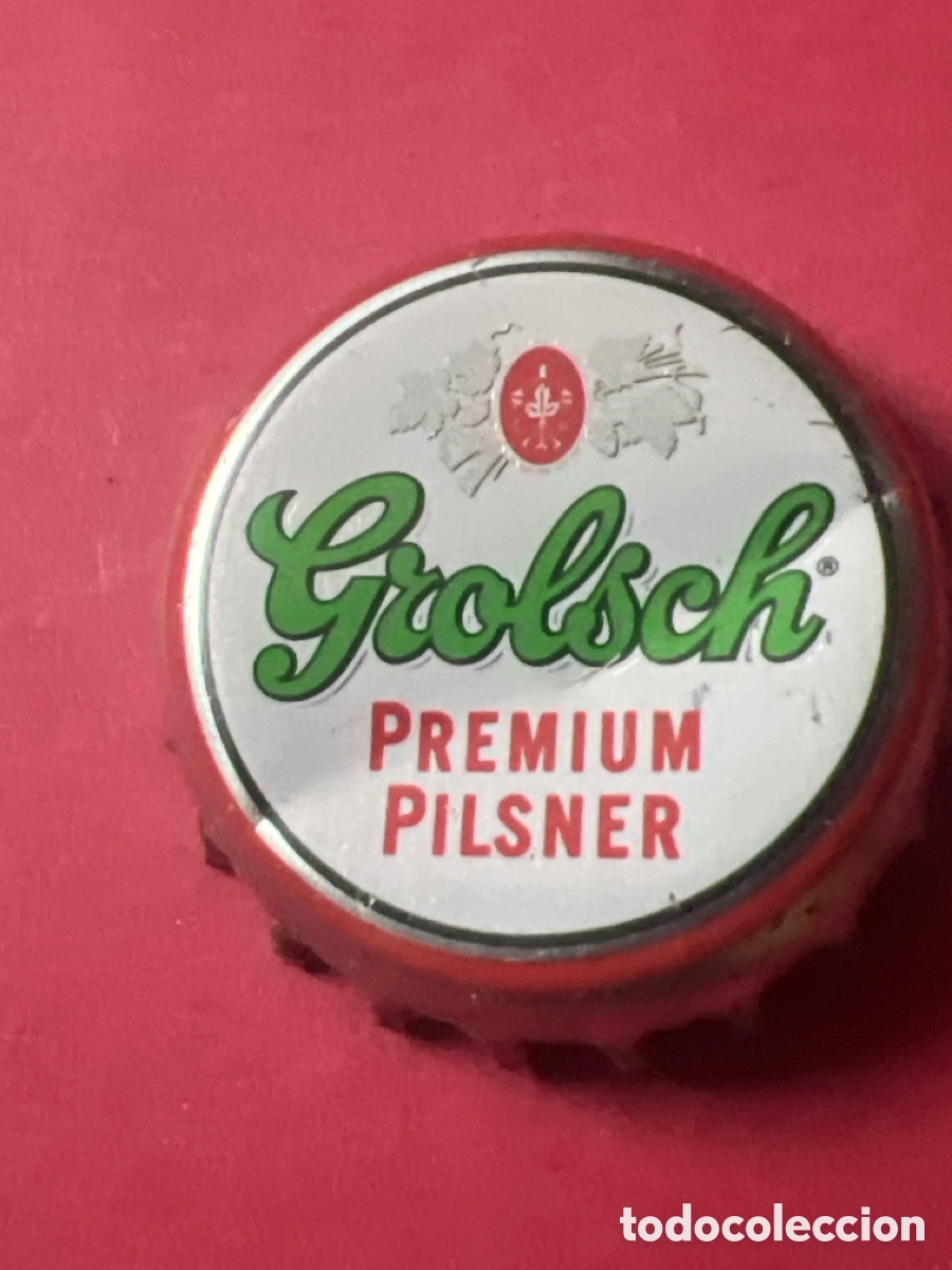 Coleccionismo de cervezas: T4/X38/H1. Chapa cerveza - GROLSCH Premium Lager
