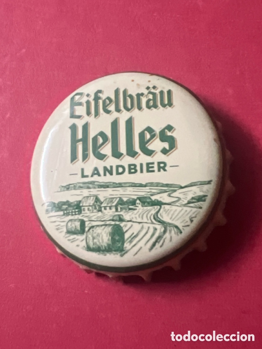 Coleccionismo de cervezas: T4/X38/H2. CHAPA CERVEZA - Eifelbr&auml;u Helles Landbier