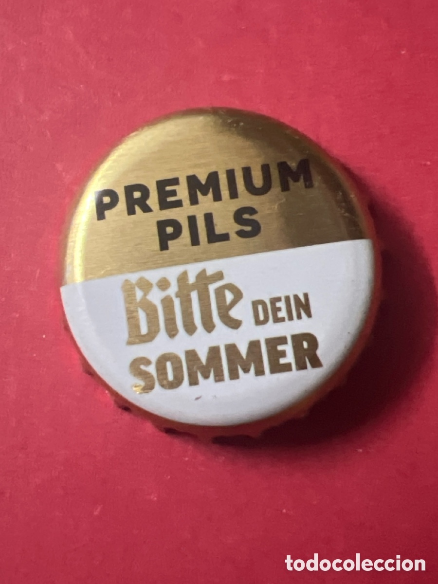 Coleccionismo de cervezas: T4/X38/H3. CHAPA CERVEZA - Bitte dein Sommer Premium Pils