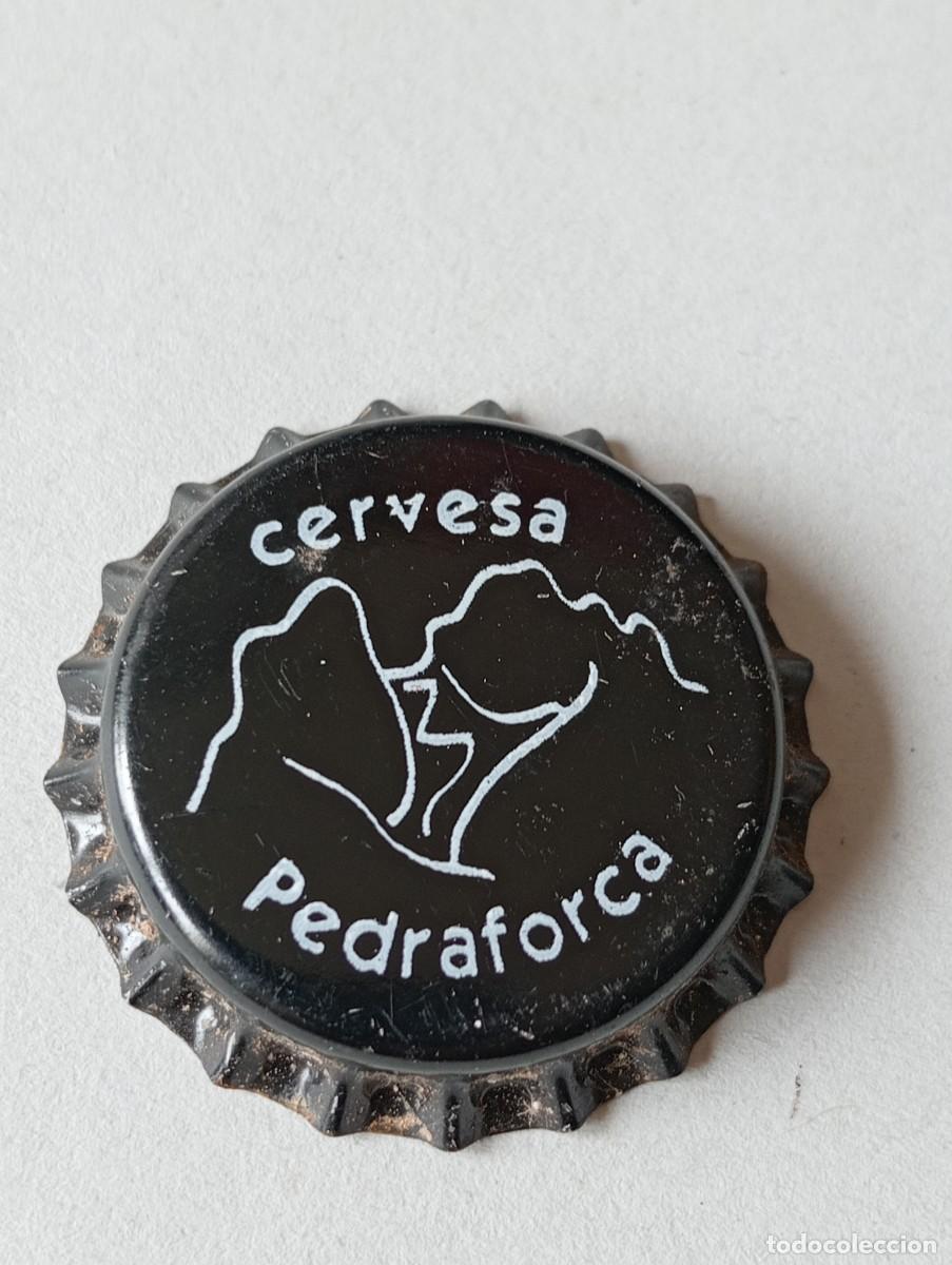 Coleccionismo de cervezas: CHAPA DE CERVEZA ARTESANA CERVESA PEDRAFORCA NEGRO