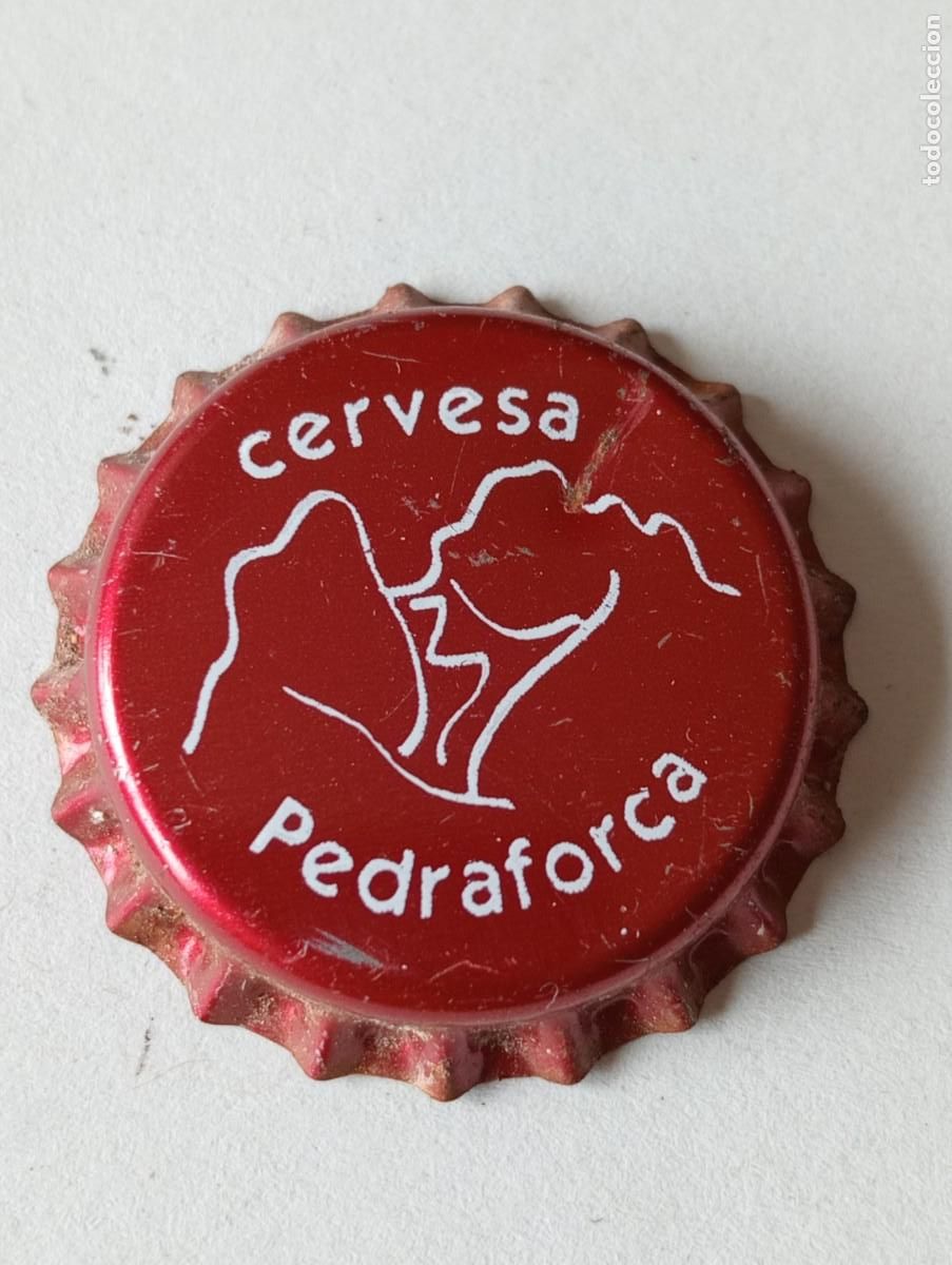 Coleccionismo de cervezas: CHAPA DE CERVEZA ARTESANA CERVESA PEDRAFORCA GRANATE