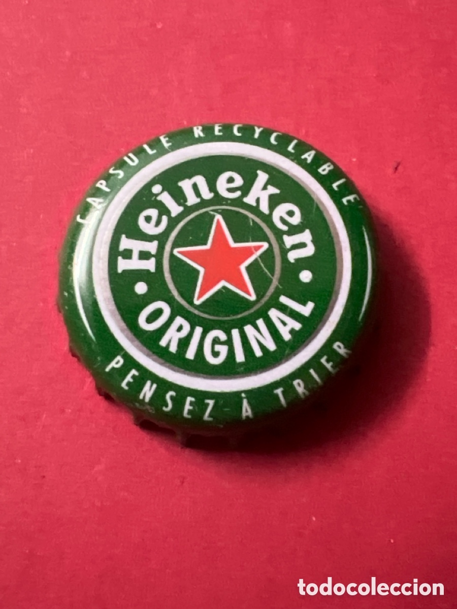 Coleccionismo de cervezas: T4/X38/N5. TAPON CORONA CHAPA BEER BOTTLE CAP KRONKORKEN TAPPI CAPSULE CERVEZA HEINEKEN ORIGINAL