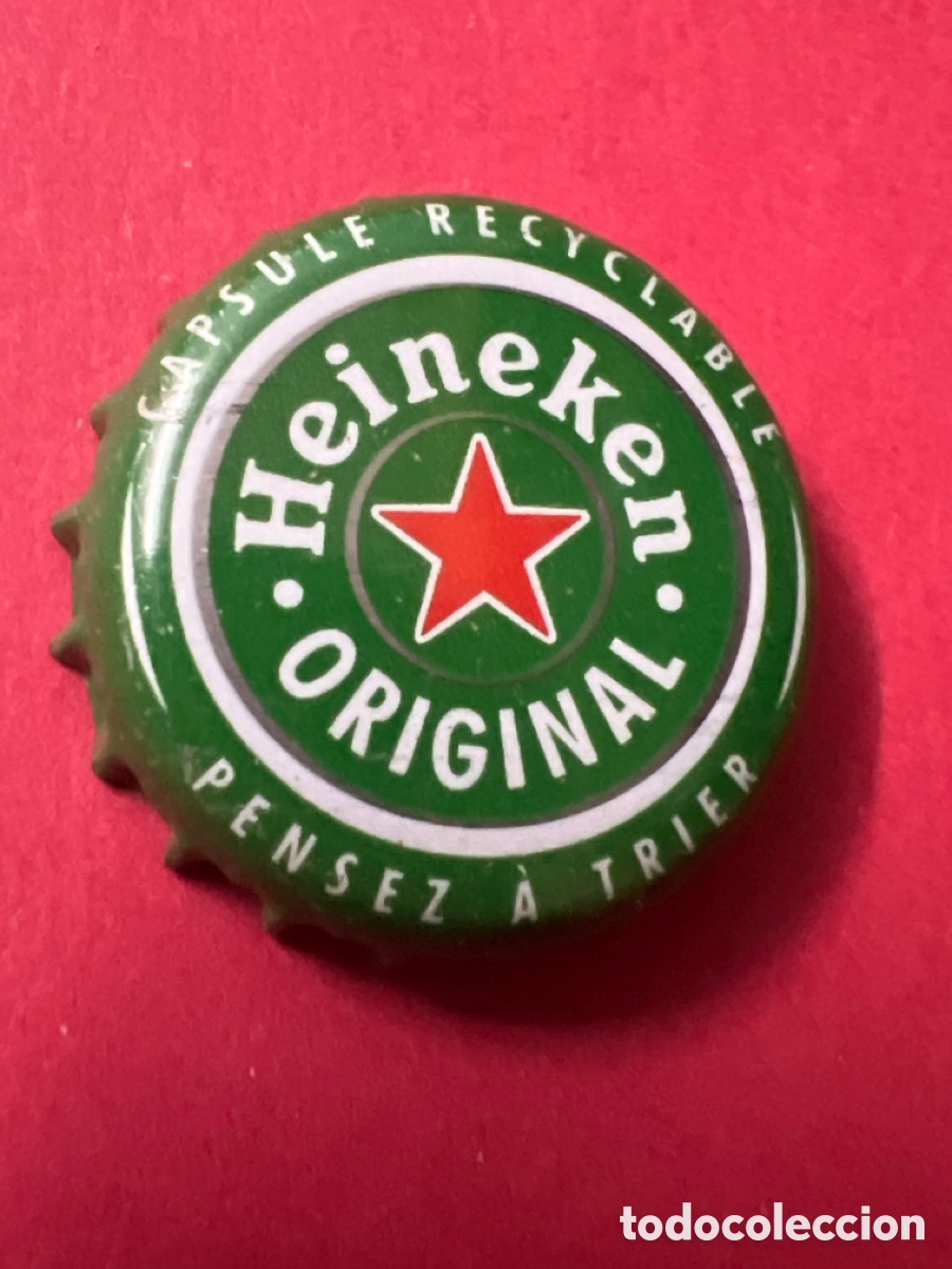 Coleccionismo de cervezas: T4/X38/P4. TAPON CORONA CHAPA BEER BOTTLE CAP KRONKORKEN TAPPI CAPSULE CERVEZA HEINEKEN ORIGINAL
