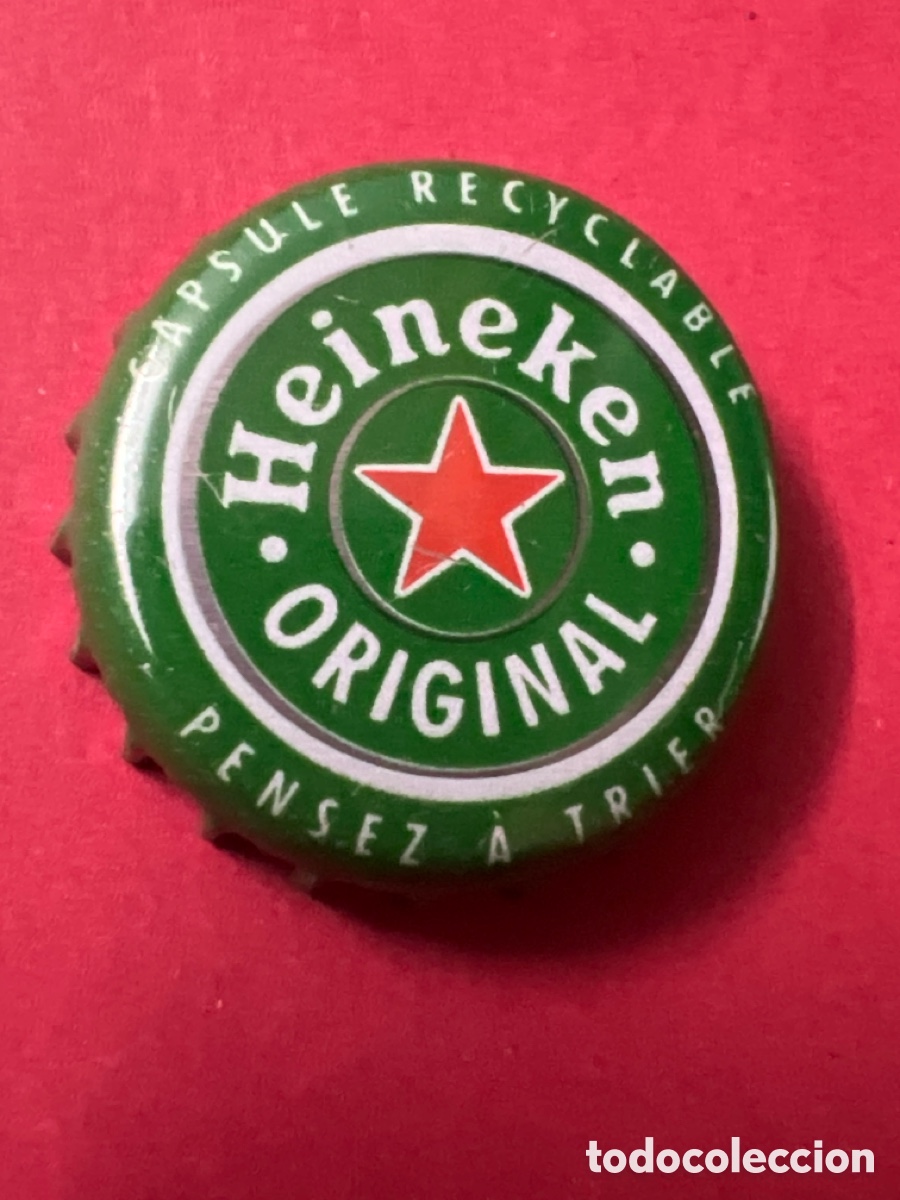 Coleccionismo de cervezas: T4/X38/Q3. TAPON CORONA CHAPA BEER BOTTLE CAP KRONKORKEN TAPPI CAPSULE CERVEZA HEINEKEN ORIGINAL