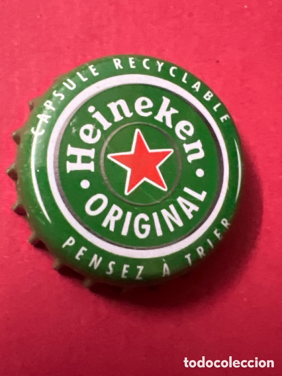 Coleccionismo de cervezas: T4/X38/Q5. TAPON CORONA CHAPA BEER BOTTLE CAP KRONKORKEN TAPPI CAPSULE CERVEZA HEINEKEN ORIGINAL