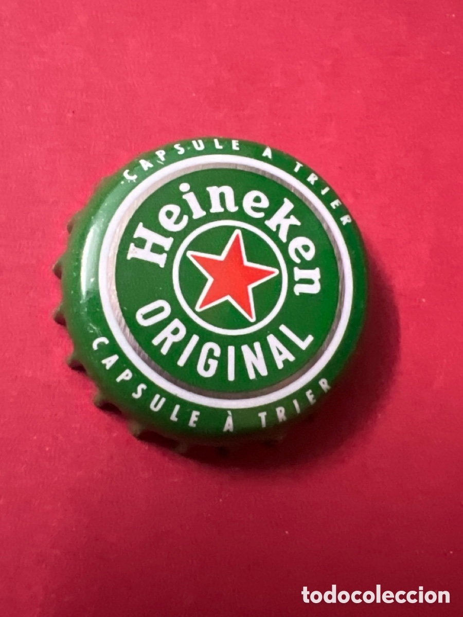 Collectionnisme de bi&egrave;res: T4/X35/A5. TAPON CORONA CHAPA BEER BOTTLE CAP KRONKORKEN TAPPI CAPSULE CERVEZA HEINEKEN ORIGINAL